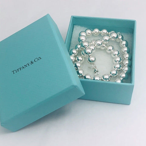 20" Tiffany HardWear Bead Ball Necklace 10mm Beads in Sterling Silver - 0