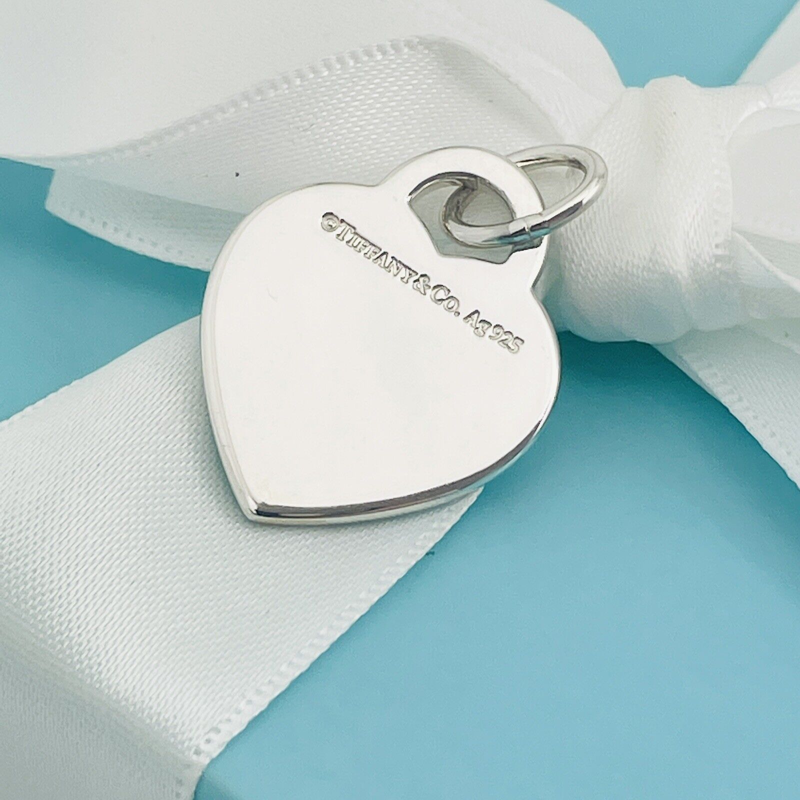 Tiffany & Co Mom Mother's Day Heart Tag Charm or Pendant
