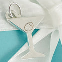 Tiffany & Co Martini Cocktail Glass Olive Charm in Sterling Silver - 1