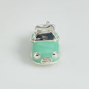 RARE Tiffany & Co Convertible Car Charm or Pendant in Blue Enamel-3