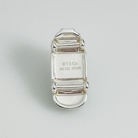 RARE Tiffany & Co Convertible Car Charm or Pendant in Blue Enamel