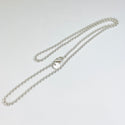 18" Tiffany & Co Bead Necklace Dog Chain - Men's Unisex in Sterling Silver - 2