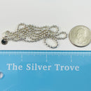24" Tiffany & Co Bead Necklace Dog Chain - Men's Unisex in Sterling Silver-6