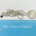 18" Tiffany & Co Bead Necklace Dog Chain - Men's Unisex in Sterling Silver - 7