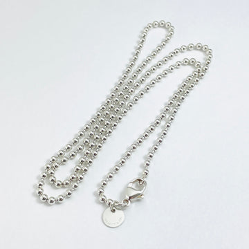 22" Tiffany & Co Bead Necklace Dog Chain - Men's Unisex in Sterling Silver