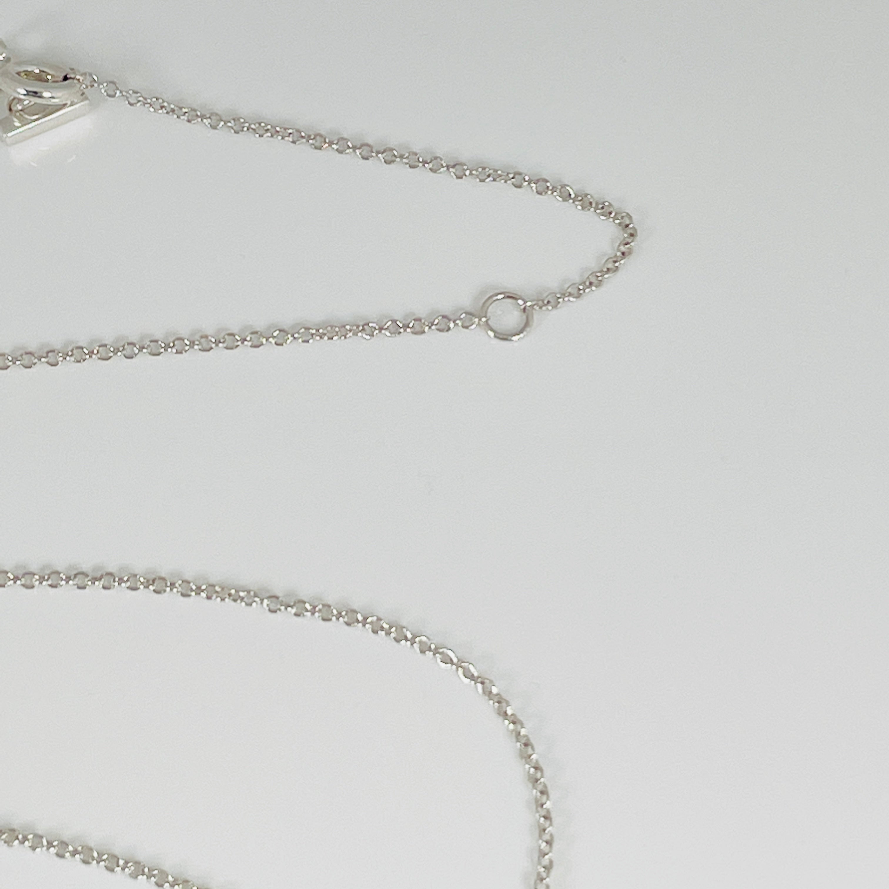 Tiffany T Smile 18" - 20" Adjustable Necklace in Sterling Silver