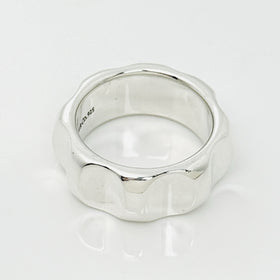 Size 6 Tiffany Groove Wide Ring Band by Paloma Picasso in Sterling Silver - 0