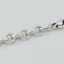 Tiffany 22" Mens Unisex Silver Large Round Oval 6mm Link Rolo Chain Necklace-4