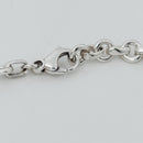 Tiffany 22" Mens Unisex Silver Large Round Oval 6mm Link Rolo Chain Necklace-5