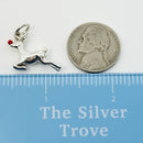 Tiffany & Co. Rudolph Red Nose Reindeer Christmas Charm in Red Enamel-6