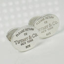 Please Return to Tiffany Oval Cufflinks in Sterling Silver-2