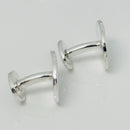 Please Return to Tiffany Oval Cufflinks in Sterling Silver-4