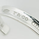 Small 6" Tiffany & Co 1837 Wide Cuff Bracelet in Sterling Silver-4