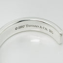 Small 6" Tiffany & Co 1837 Wide Cuff Bracelet in Sterling Silver-7