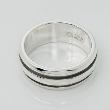 Size 12 Tiffany & Co Vintage Atlas Groove Ring Mens Unisex in Sterling Silver
