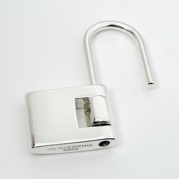 Tiffany & Co Padlock Key Ring Keychain in Sterling Silver
