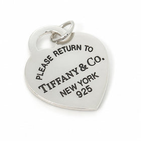 Please Return to Tiffany & Co Heart Tag Pendant or Charm Extra Large 1.2"