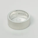Size 4.5 Tiffany & Co Coin Edge Ring in Sterling Silver Mens Pinky Ring-3