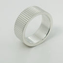 Size 4.5 Tiffany & Co Coin Edge Ring in Sterling Silver Mens Pinky Ring-5