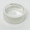 Size 4.5 Tiffany & Co Coin Edge Ring in Sterling Silver Mens Pinky Ring-6