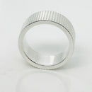 Size 4.5 Tiffany & Co Coin Edge Ring in Sterling Silver Mens Pinky Ring-7