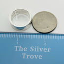 Size 4.5 Tiffany & Co Coin Edge Ring in Sterling Silver Mens Pinky Ring-8