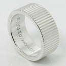 Size 4.5 Tiffany & Co Coin Edge Ring in Sterling Silver Mens Pinky Ring-1
