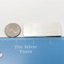 Tiffany & Co Machine Turned Pin Stripe Engravable ID Money Clip in Silver-7