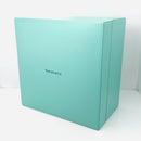 Tiffany & Co Large Blue Leather Jewelry Box Square Nesting Box-7