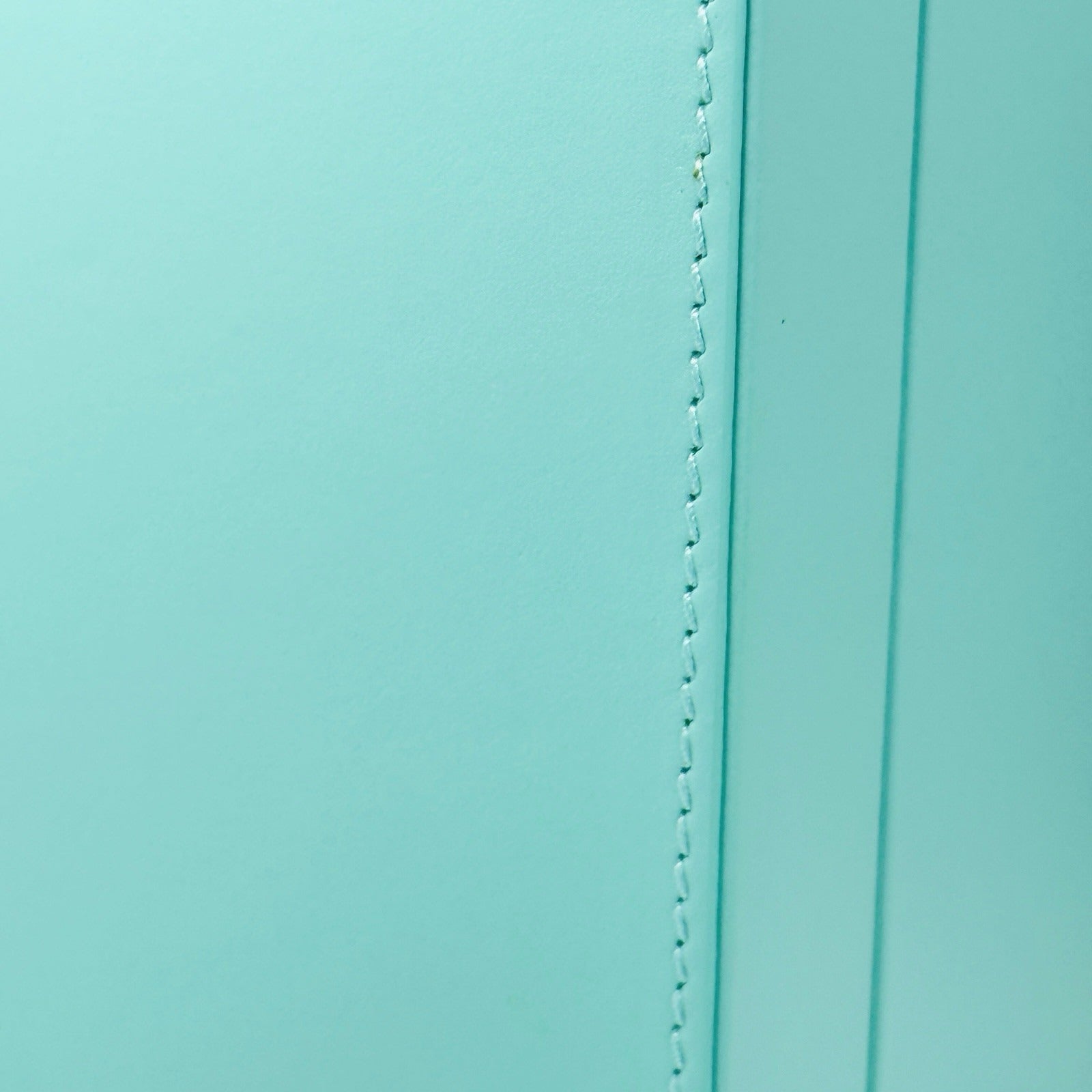 Tiffany & Co Large Blue Leather Jewelry Box Square Nesting Box