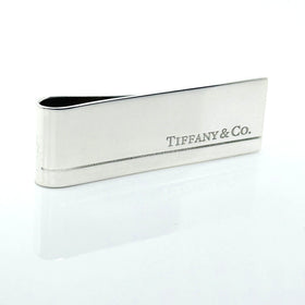 Tiffany Classic Stripe Money Clip in Sterling Silver Engravable