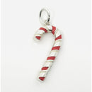 Tiffany & Co Candy Cane Candycane Charm in and Red Enamel and Sterling Silver-1