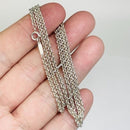 17.5" Tiffany & Co 3mm Large Link Rolo Chain Necklace-3