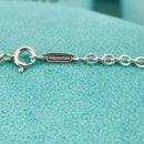 17.5" Tiffany & Co 3mm Large Link Rolo Chain Necklace-5