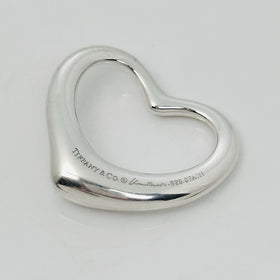 Tiffany Open Heart Pendant Large 27mm by Elsa Peretti in Sterling Silver