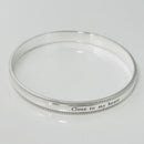 7.5" Tiffany Close to My Heart Beaded Edge Milgrain Bracelet in Sterling Silver-2