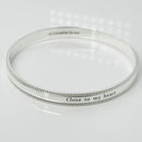 7.5" Tiffany Close to My Heart Beaded Edge Milgrain Bracelet in Sterling Silver-3