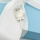 Tiffany Blue Lollipop Candy Charm or Pendant in Blue Enamel and Sterling Silver-5