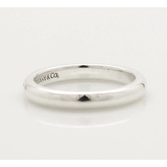 Size 8.5 Tiffany & Co Blue Sapphire Stacking Ring by Elsa Peretti in 925 Silver