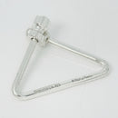 Tiffany & Co Paloma Picasso Groove Triangular Key Ring Chain Keyring Keychain-1