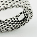 Size 7 Tiffany & Co Narrow Sterling Silver Somerset Mesh Weave Band Ring-2