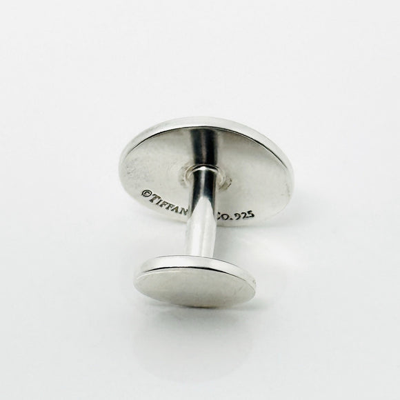 Return to Tiffany Oval Cufflink in Sterling Silver 1 Single Replacement For Lost