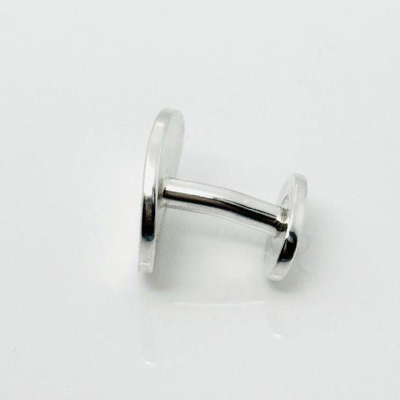 Return to Tiffany Oval Cufflink in Sterling Silver 1 Single Replacement For Lost