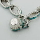 Tiffany Christmas Charm Bracelet Blue Enamel Tree, Mittens, Penguin, Cupcake Box-9