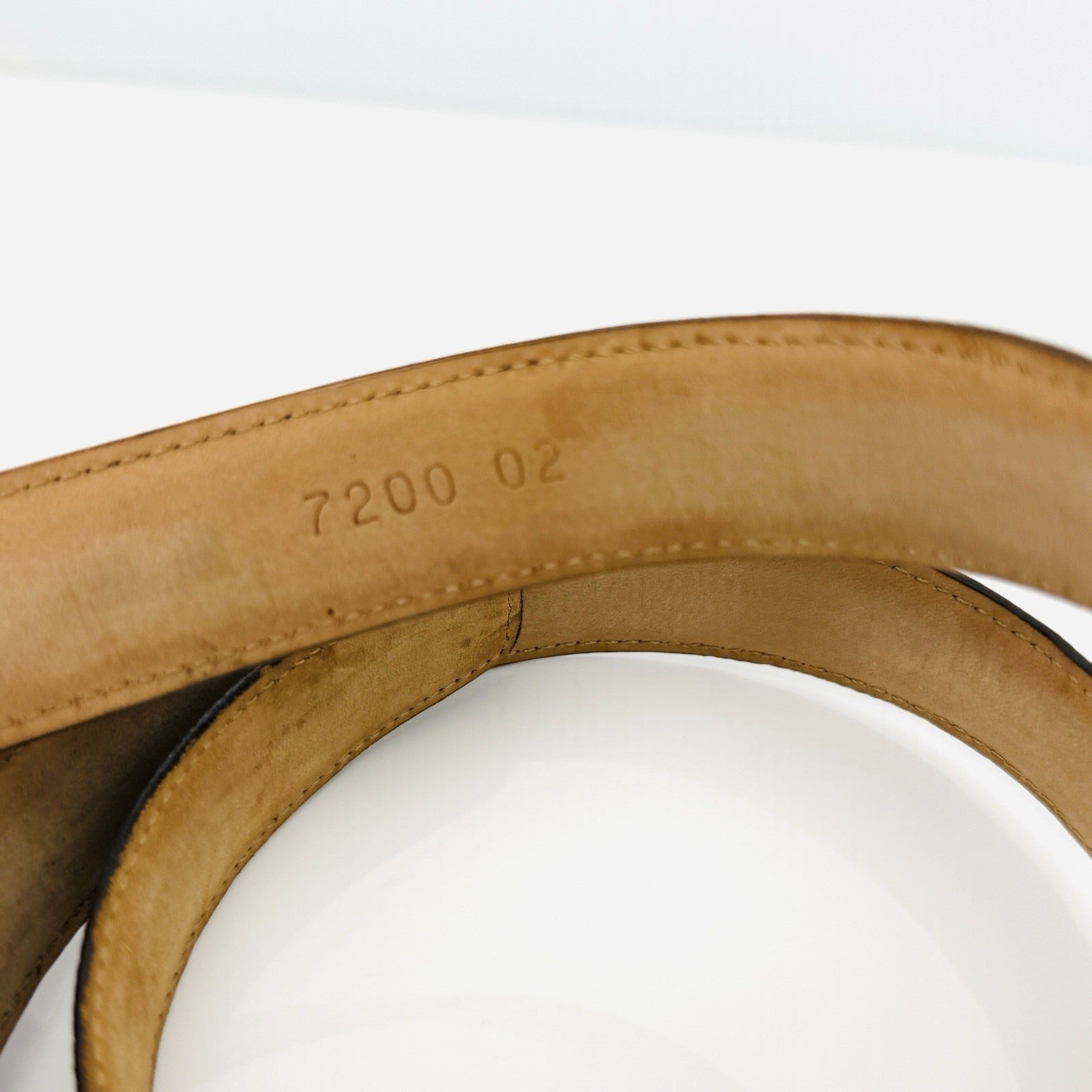 Tiffany Genuine Brown Lizard Leather Mens Belt Size 36