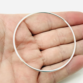 Tiffany & Co Wire Bangle Stacking Bracelet in Sterling Silver AUTHENTIC - 0