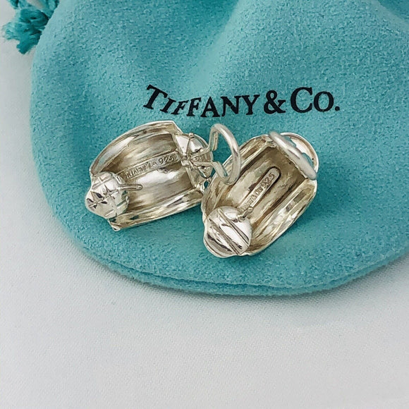 Tiffany & Co Shell Dome Vendome Earrings Paloma Picasso in Sterling Silver