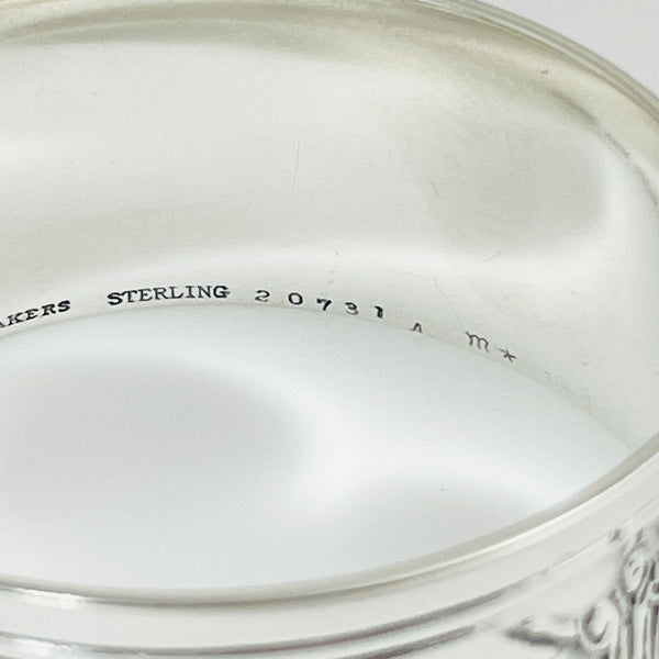 Tiffany & Co Vintage Noahs Arc Napkin Ring Holder Makers Sterling Silver - 7