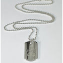 24" Tiffany & Co 1837 Dog ID Tag on Bead Chain Necklace Mens Unisex - 6
