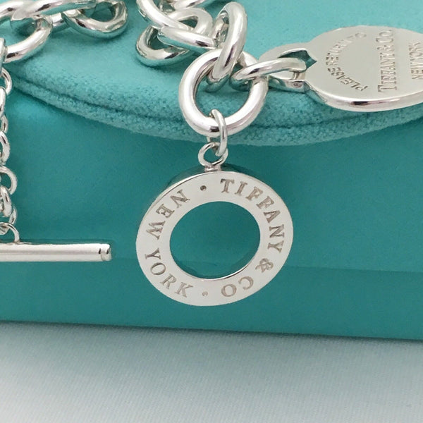 16.5" Please Return to Tiffany & Co Heart Tag Toggle Necklace Newest Version - 4